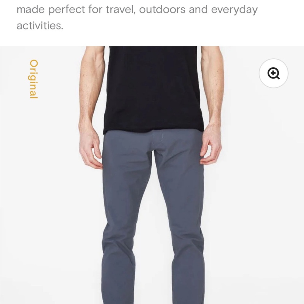 Western Rise Evolution 2.0 Pants Slim Mens Size 31x32 Grey-Blue Like New